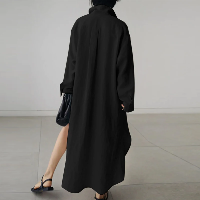 Casual Oversized Shirt Dress