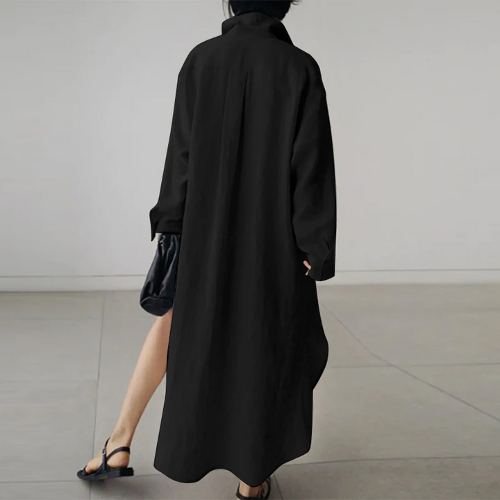 Casual Oversized Shirt Dress