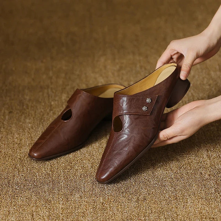 Genuine Leather Mules Bethany
