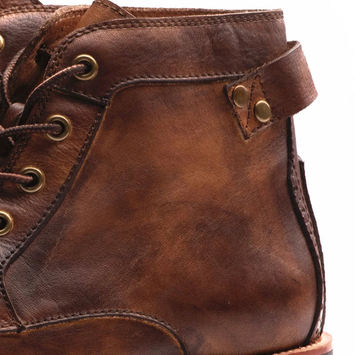 Men’s Retro Round-Toe Boots