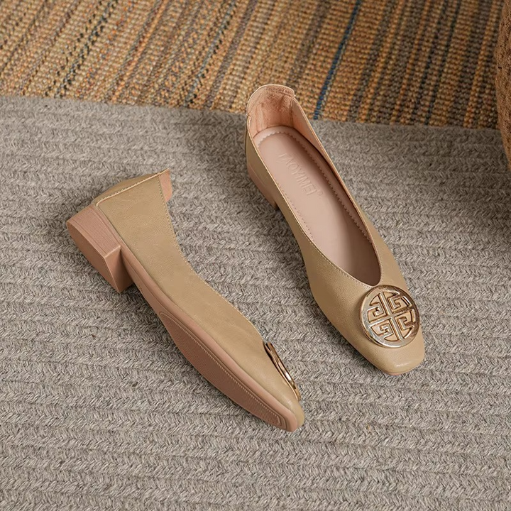 Leather Flats Ariel