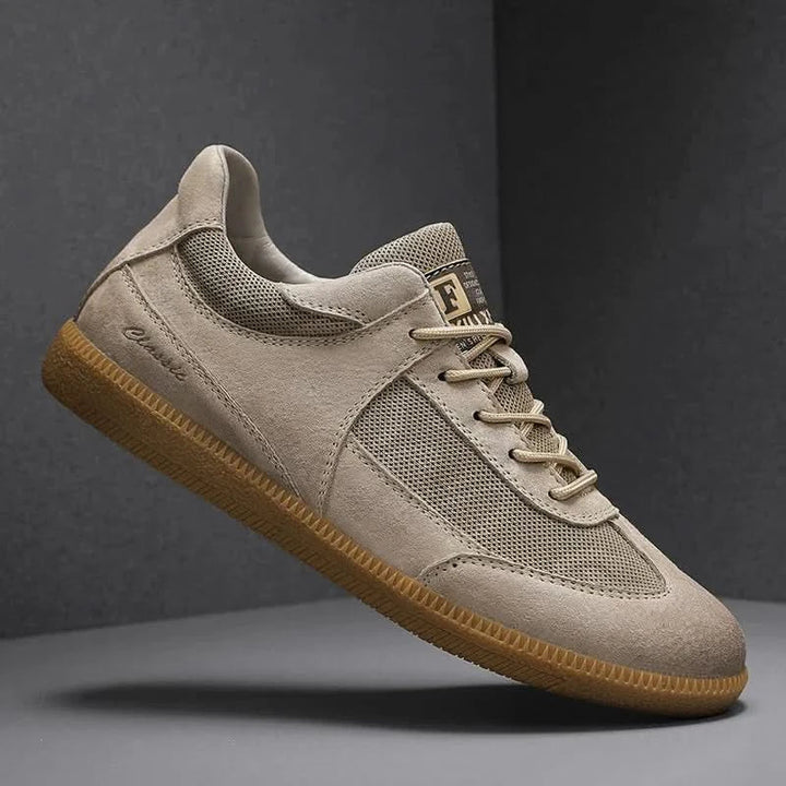Natural Leather Casual Sneakers