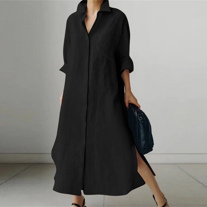 Casual Oversized Shirt Dress