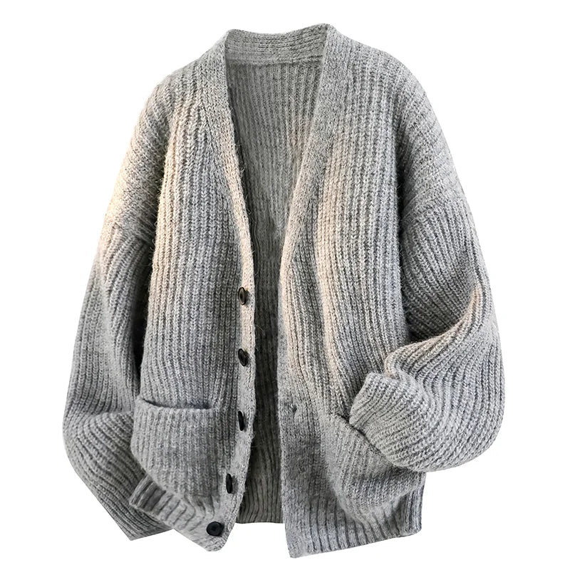 Oversized V-Neck Cardigan
