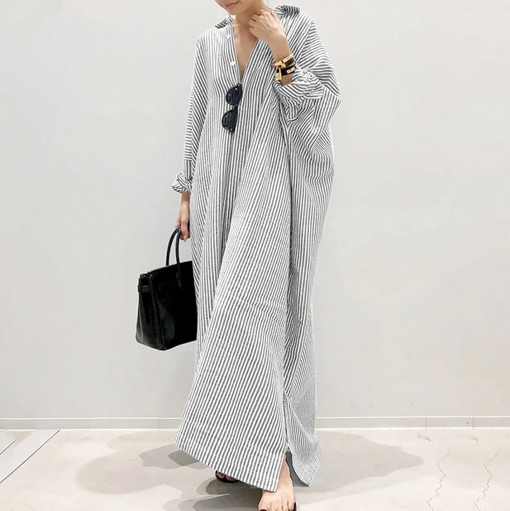 Slightly oversized shirt dress