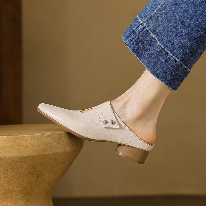 Genuine Leather Mules Bethany