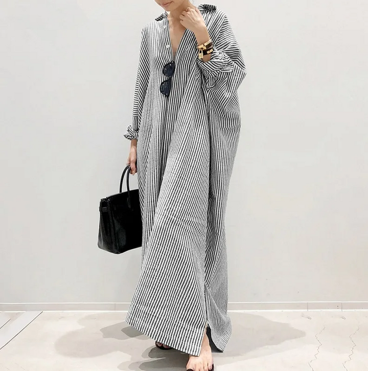 Slightly oversized shirt dress