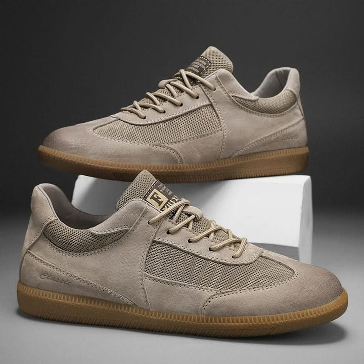 Natural Leather Casual Sneakers