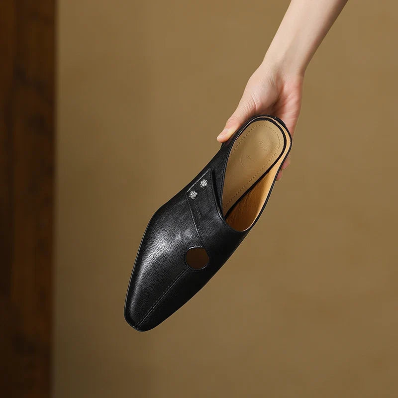 Genuine Leather Mules Bethany