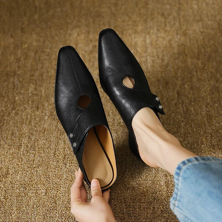 Genuine Leather Mules Bethany
