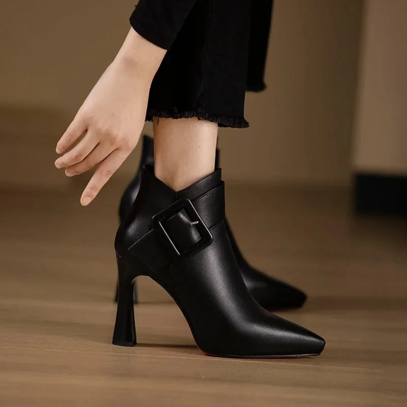 Buckle Ankle Boots