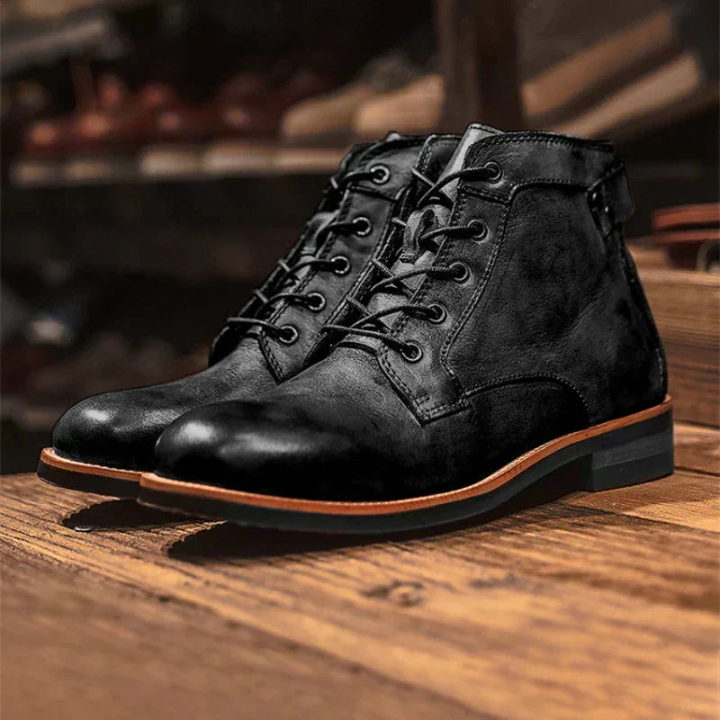 Men’s Retro Round-Toe Boots