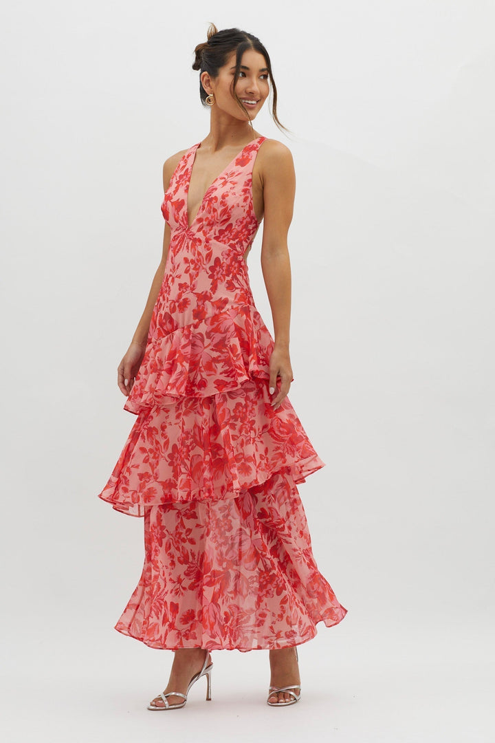 Bloom Shift Midi Dress
