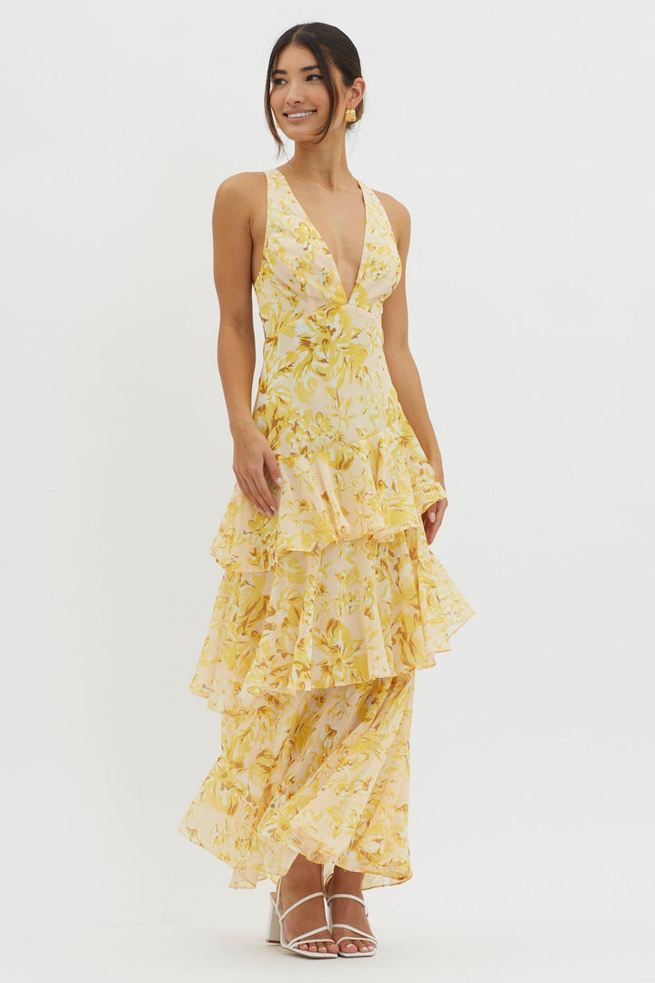 Bloom Shift Midi Dress