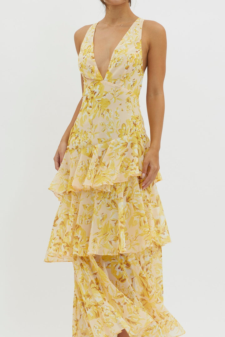 Bloom Shift Midi Dress