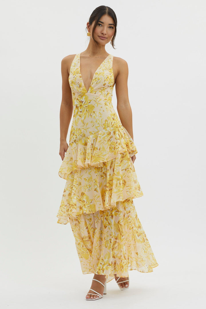 Bloom Shift Midi Dress