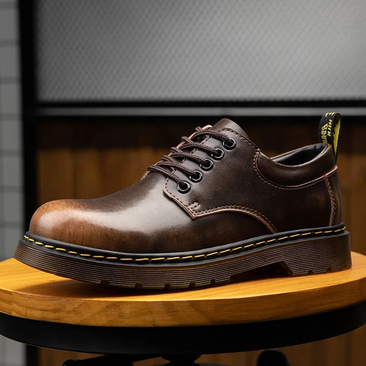 Leather Oxford Boots