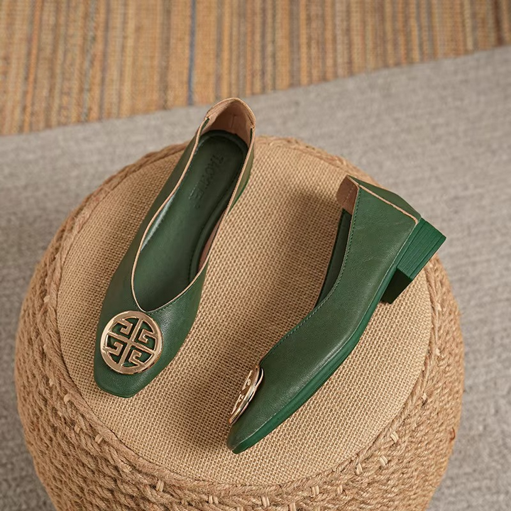 Leather Flats Ariel