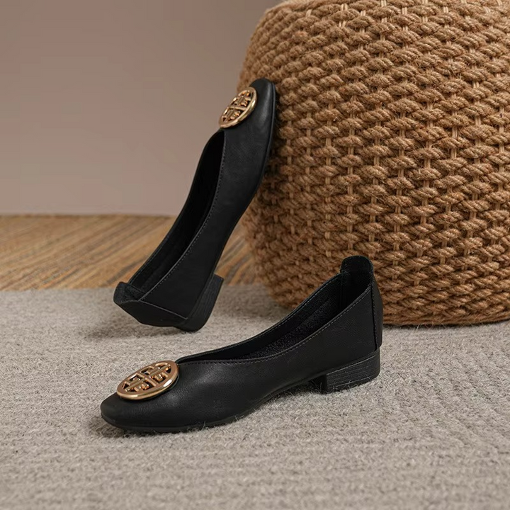 Leather Flats Ariel