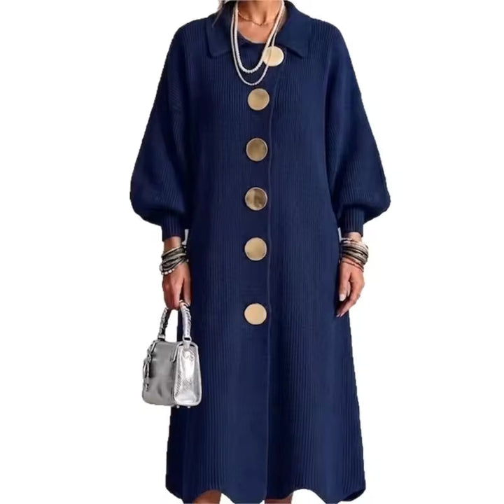 Long Sleeve Button-Down Dress