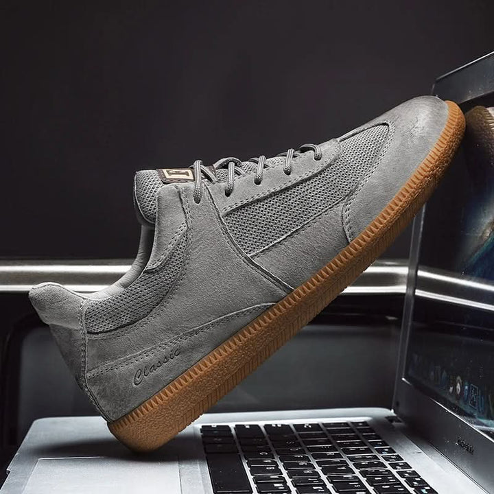 Natural Leather Casual Sneakers