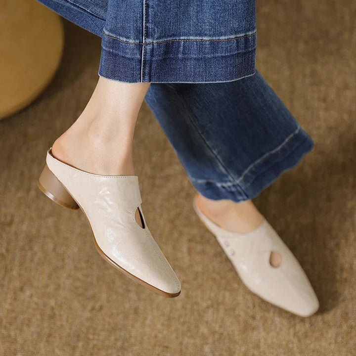 Genuine Leather Mules Bethany