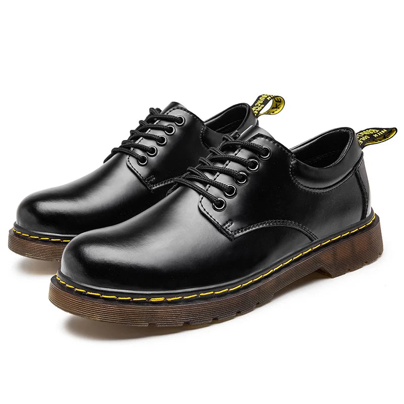 Leather Oxford Boots