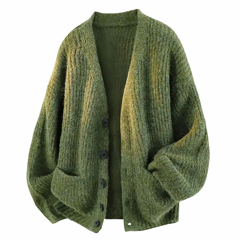 Oversized V-Neck Cardigan