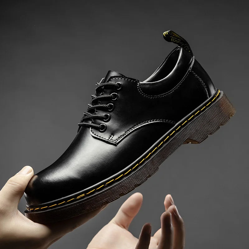Leather Oxford Boots