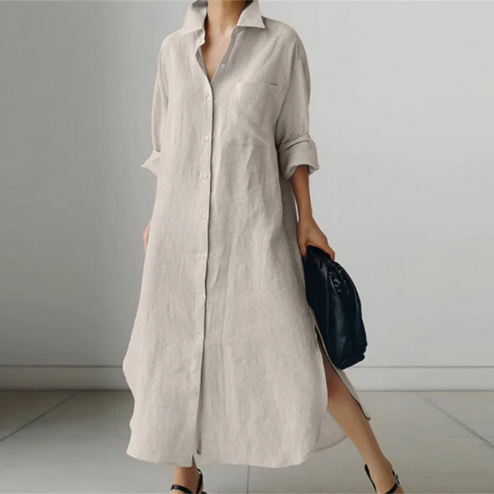 Casual Oversized Shirt Dress