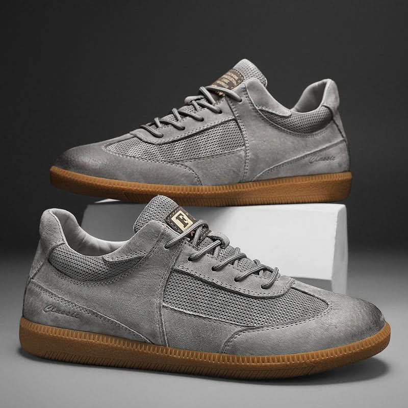 Natural Leather Casual Sneakers