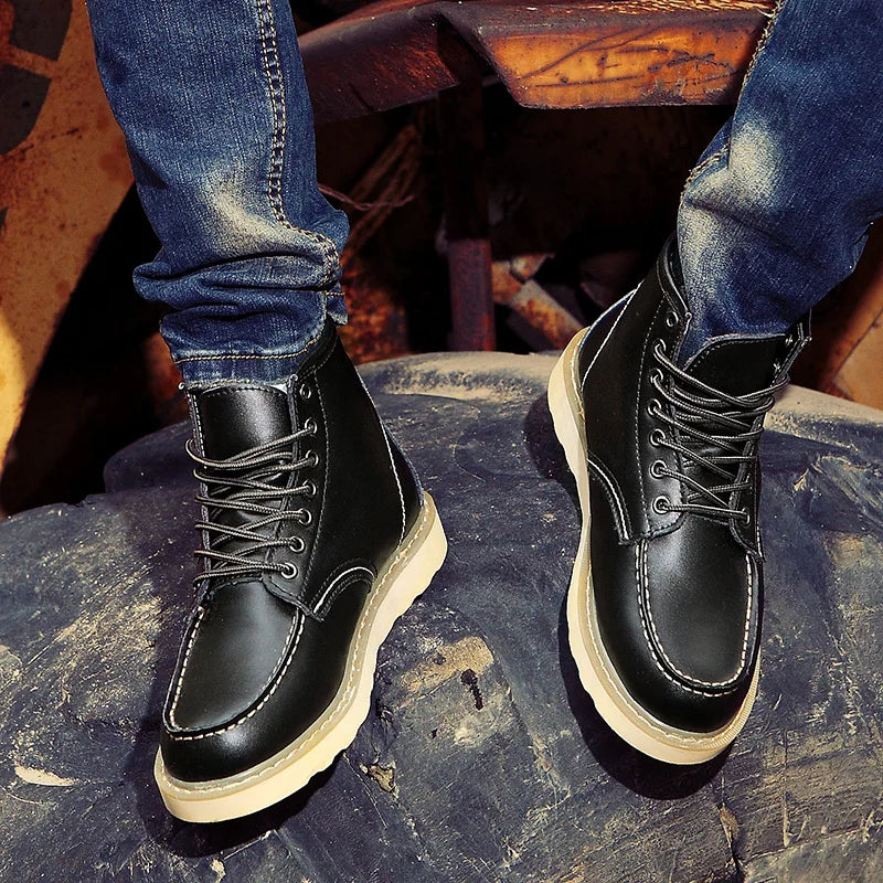 Retro Genuine Leather Boots