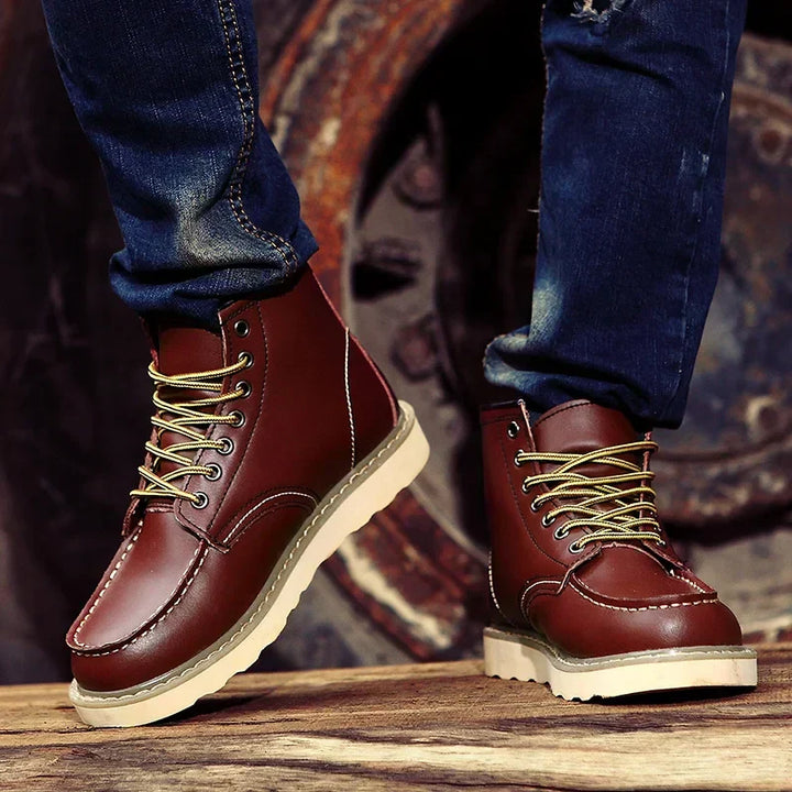 Retro Genuine Leather Boots
