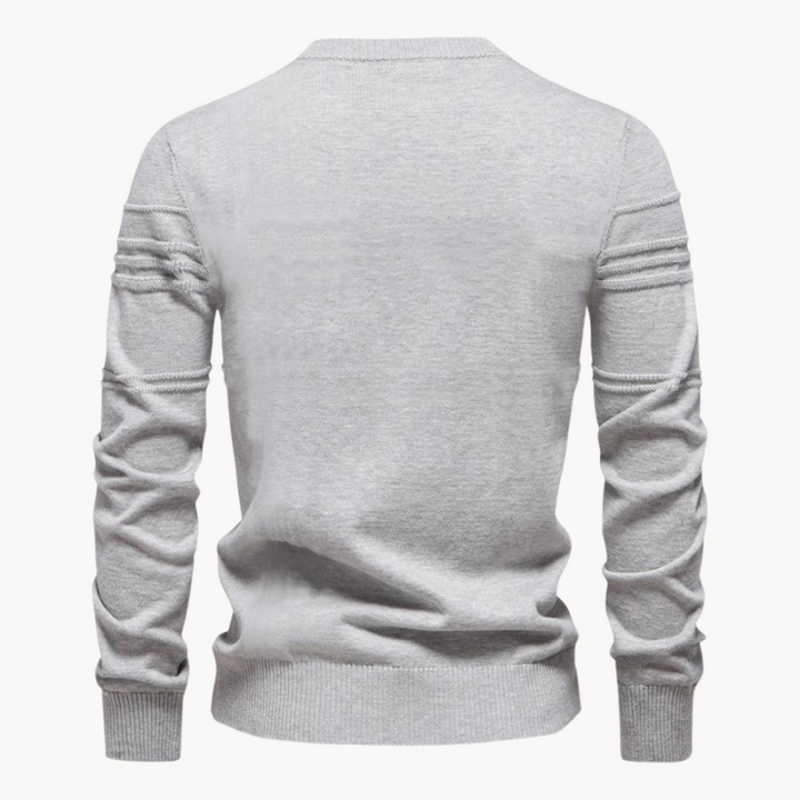 Elegant Men’s Checkered Sweater