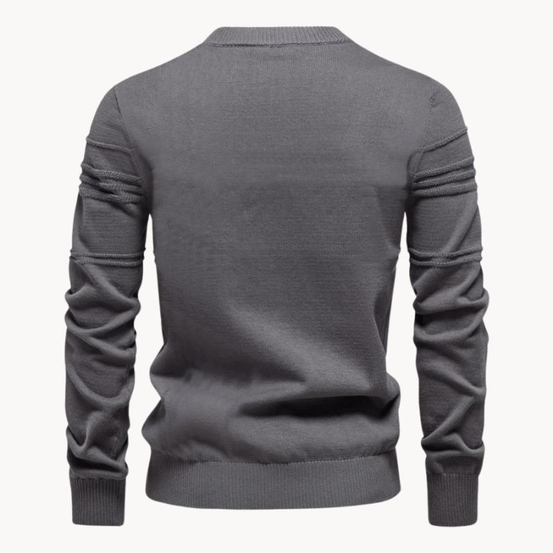 Elegant Men’s Checkered Sweater