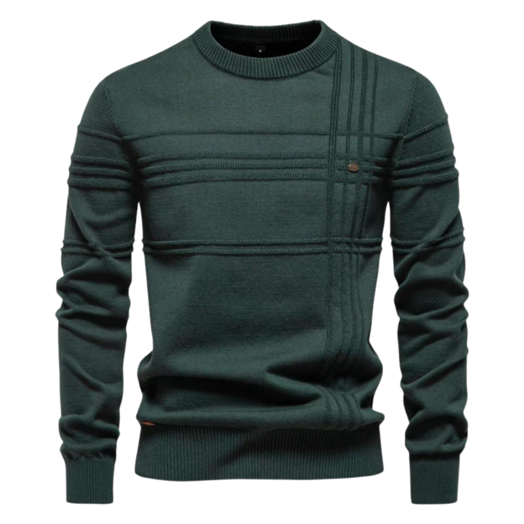 Elegant Men’s Checkered Sweater
