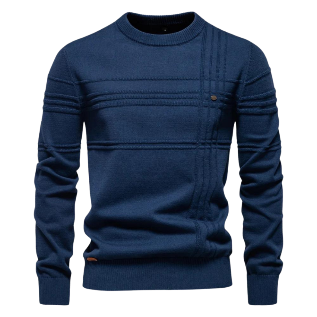 Elegant Men’s Checkered Sweater