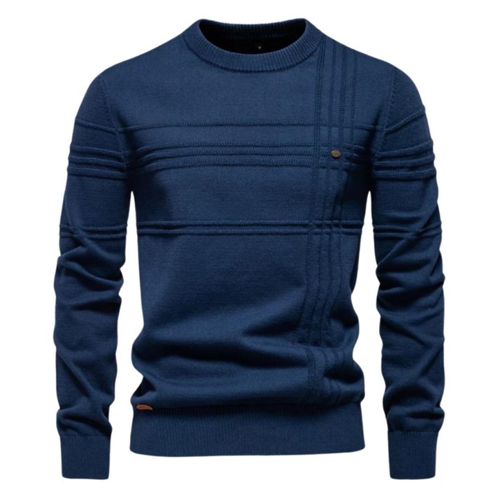 Elegant Men’s Checkered Sweater