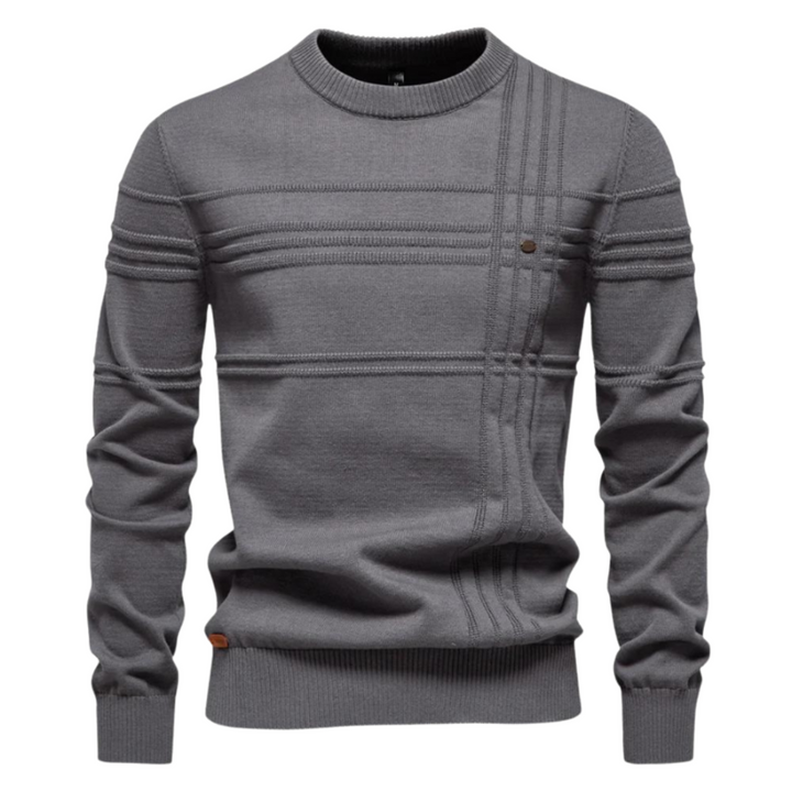 Elegant Men’s Checkered Sweater