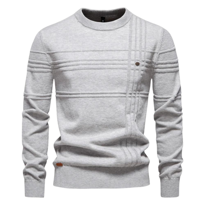 Elegant Men’s Checkered Sweater
