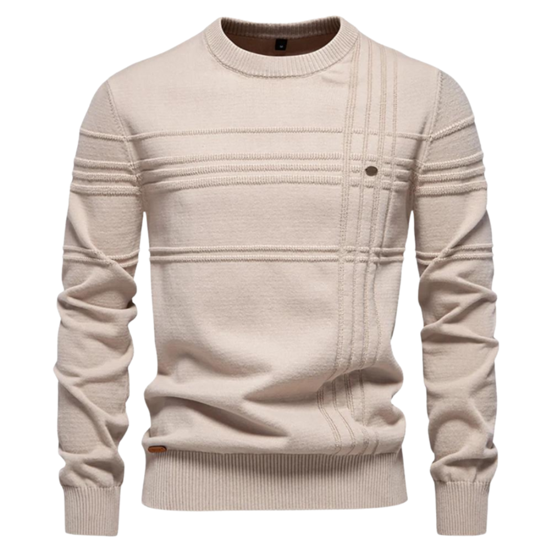Elegant Men’s Checkered Sweater