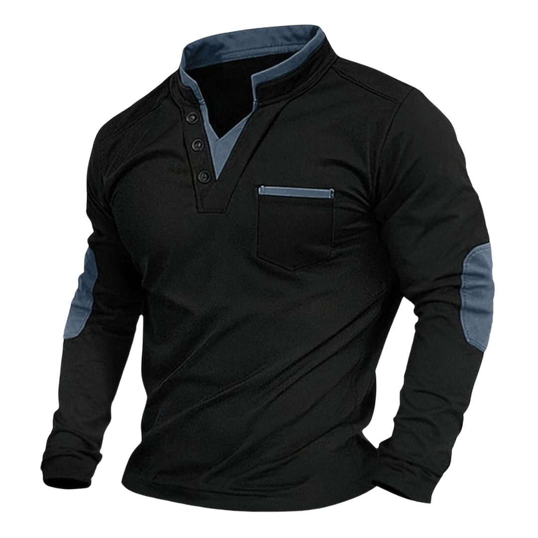 Classic Button-Collar Sweater