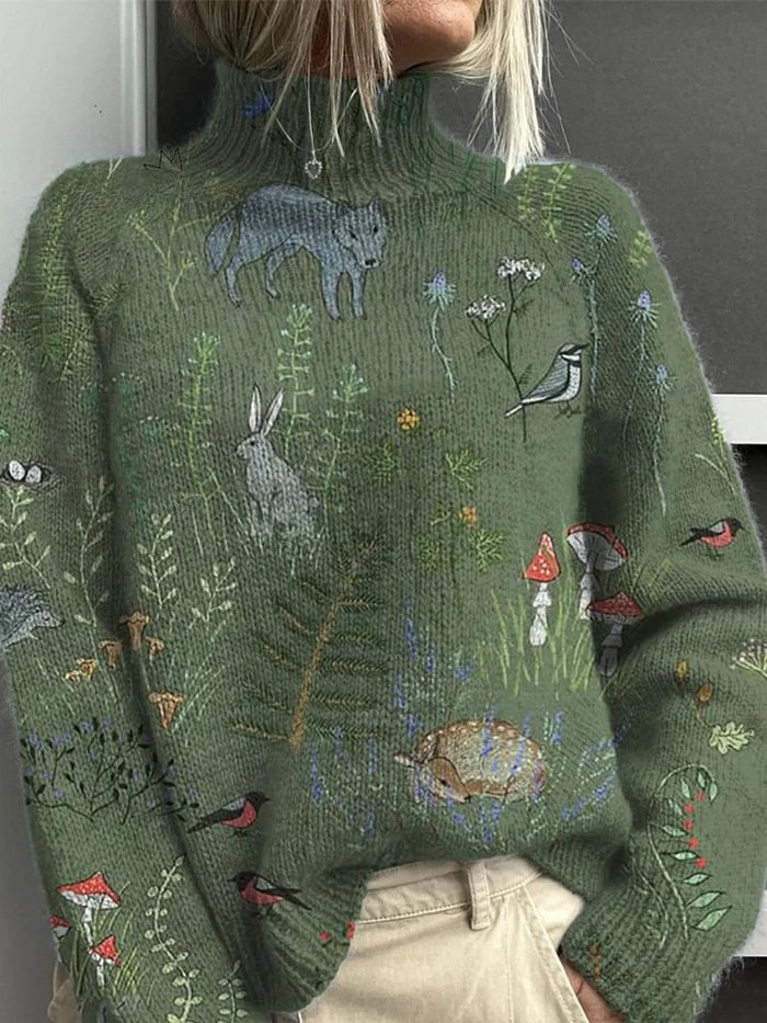 Cozy Knit Turtleneck Sweater