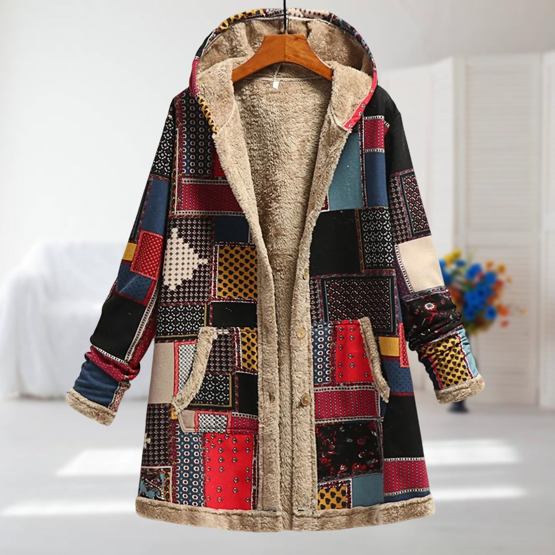 Lightweight Winter Jacket with Faux Fur Lining