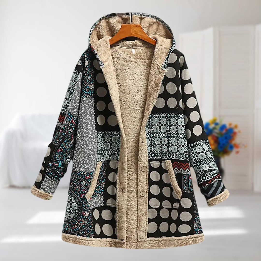 Lightweight Winter Jacket with Faux Fur Lining