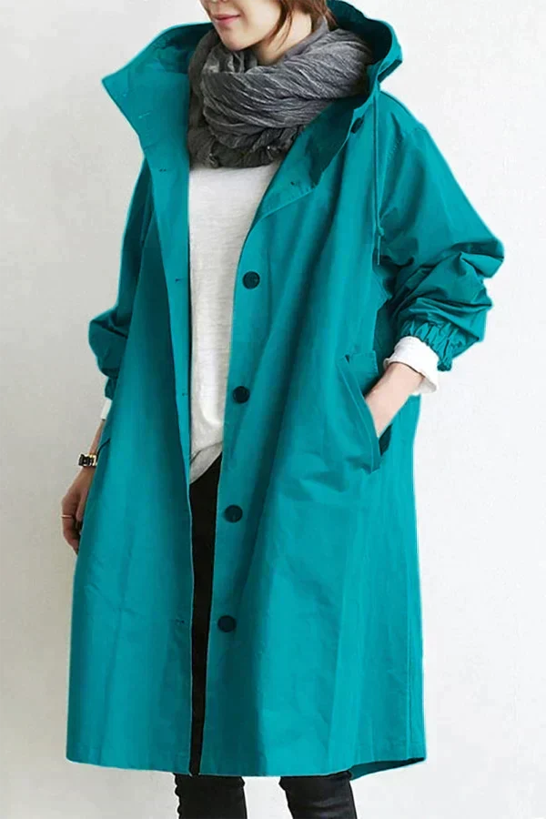 Oversized Waterproof Trench Coat