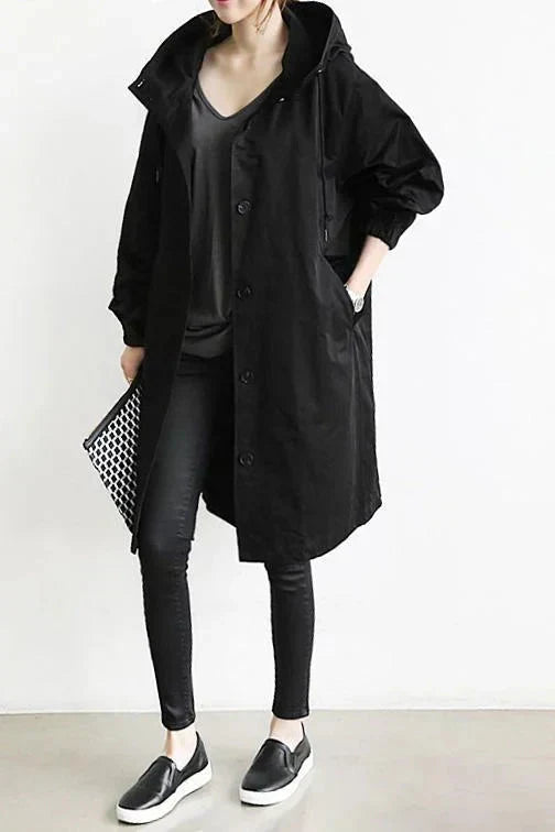 Oversized Waterproof Trench Coat