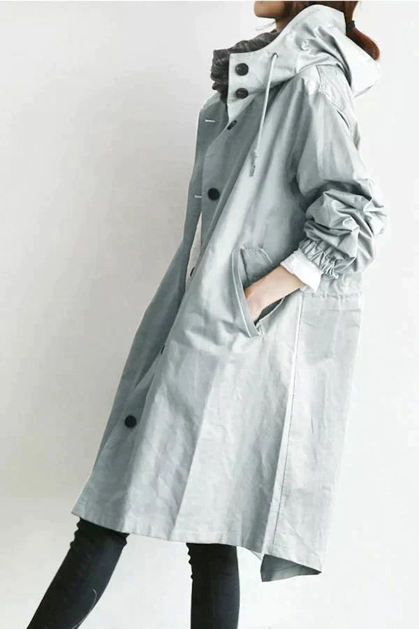 Oversized Waterproof Trench Coat