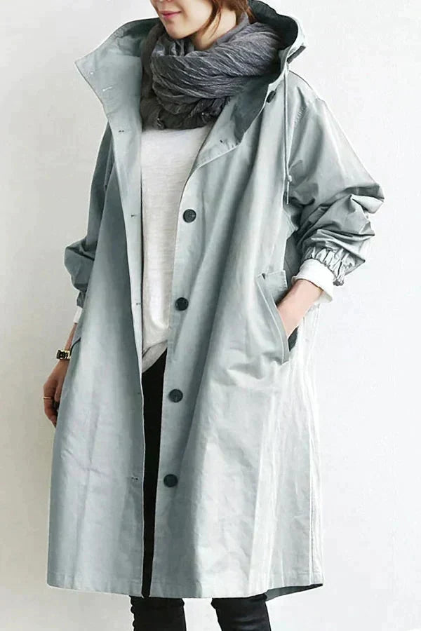 Oversized Waterproof Trench Coat
