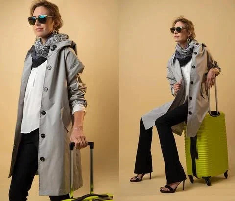 Oversized Waterproof Trench Coat